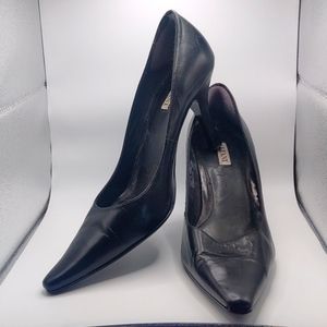 Black Alfani Heeled Pumps